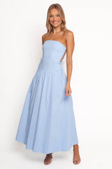Maude Maxi Dress - Blue