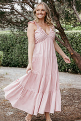 Susie Maxi Dress - Pink