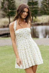 Thornton Mini Dress - Yellow Floral