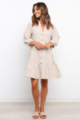 Daria Dress - Beige