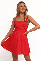 Callia Mini Dress - Red