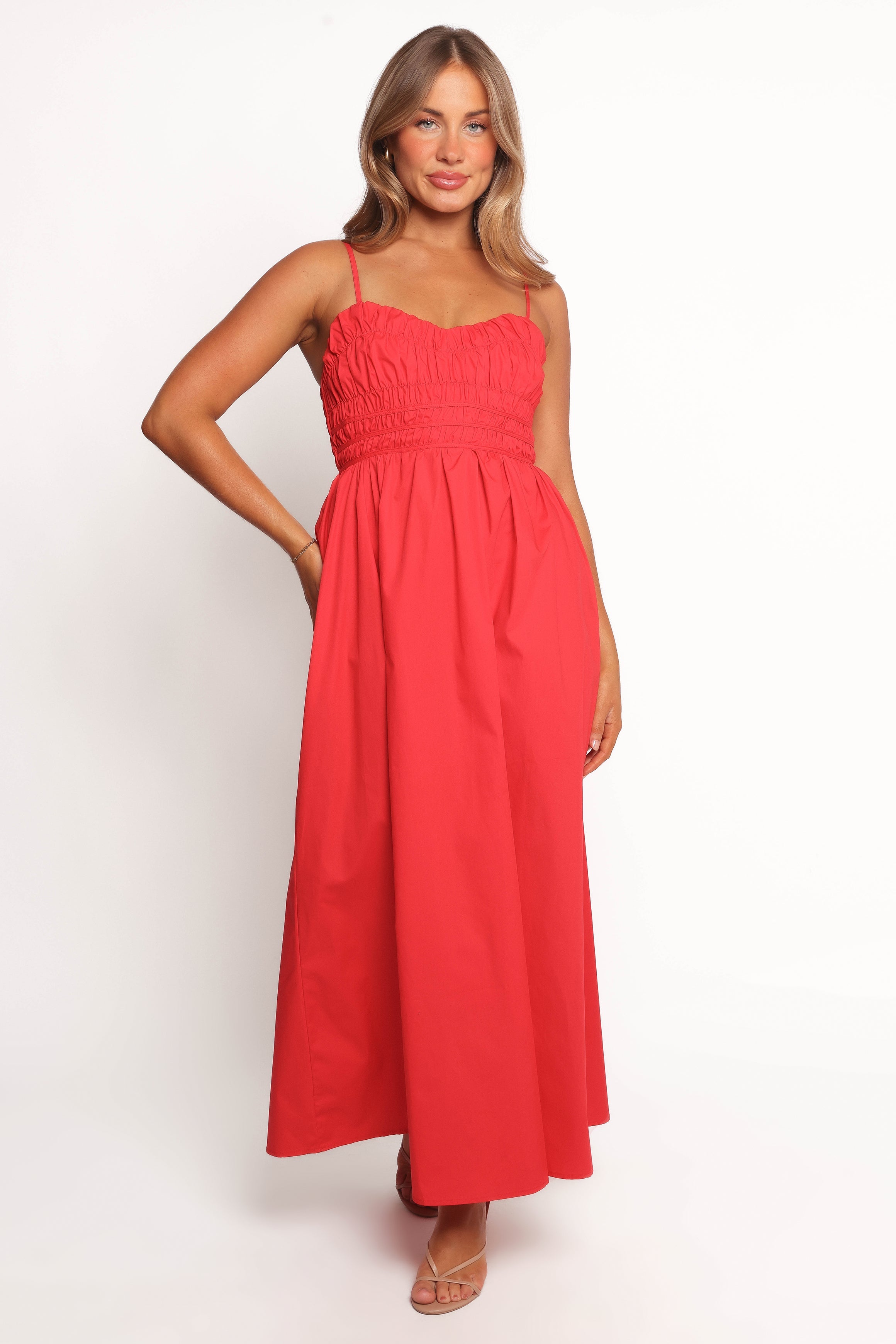 Camilla Maxi Dress - Red