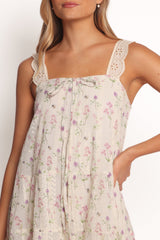 Caroline Maxi Dress - Pink Floral