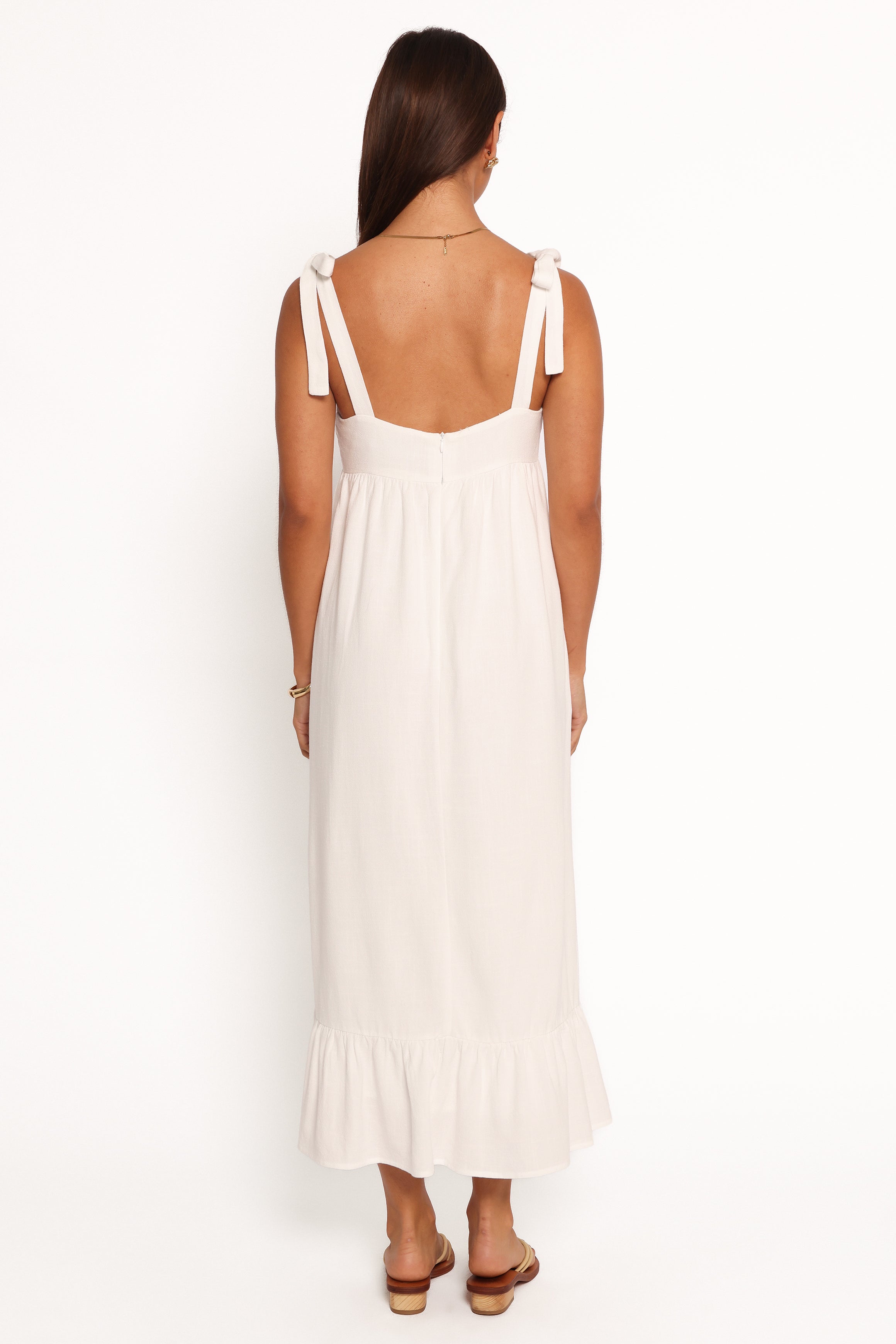 Edison Midi Dress - White