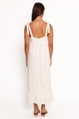 Edison Midi Dress - White