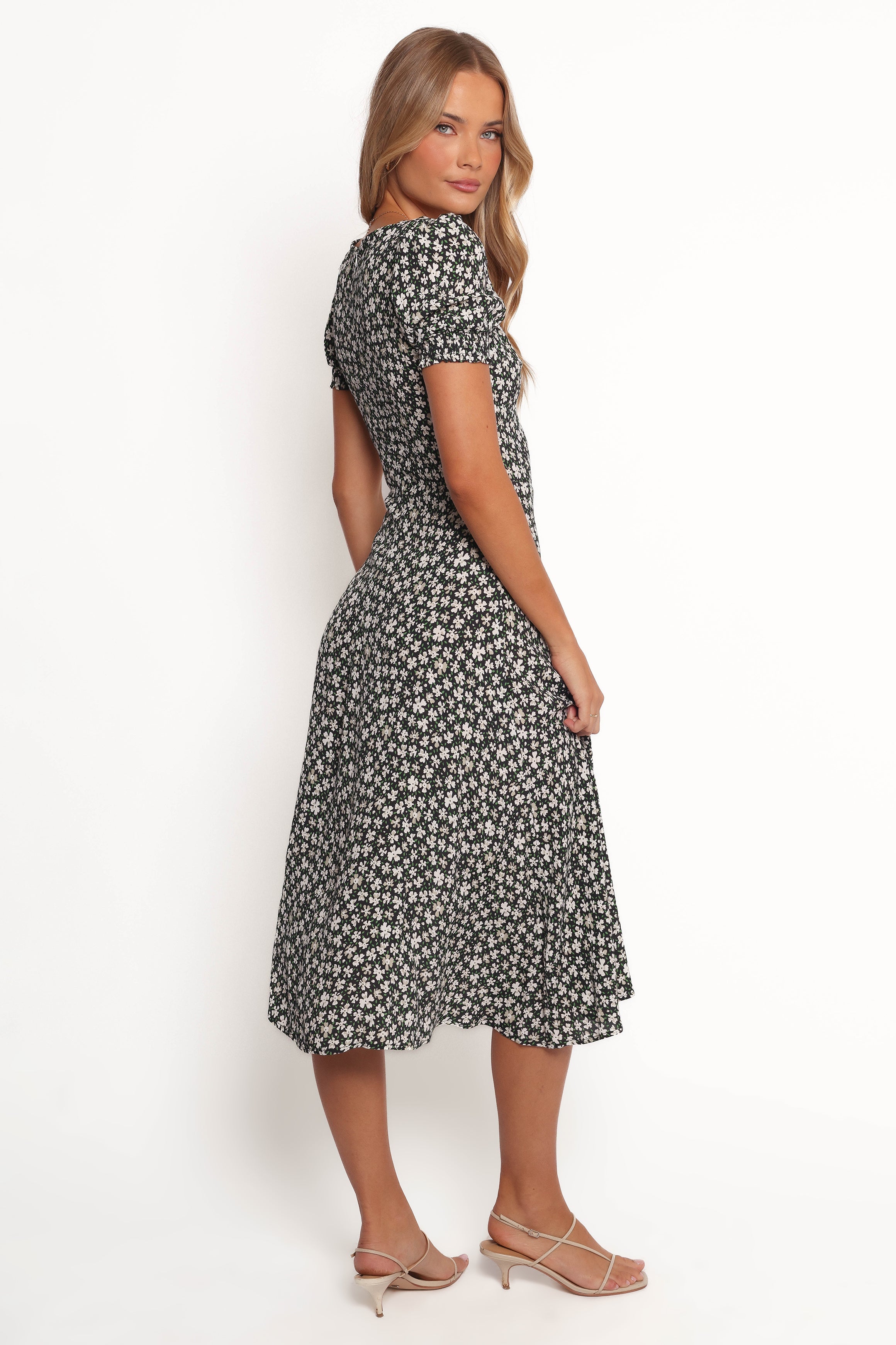 Franklin Dress - Black Floral
