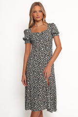 Franklin Dress - Black Floral