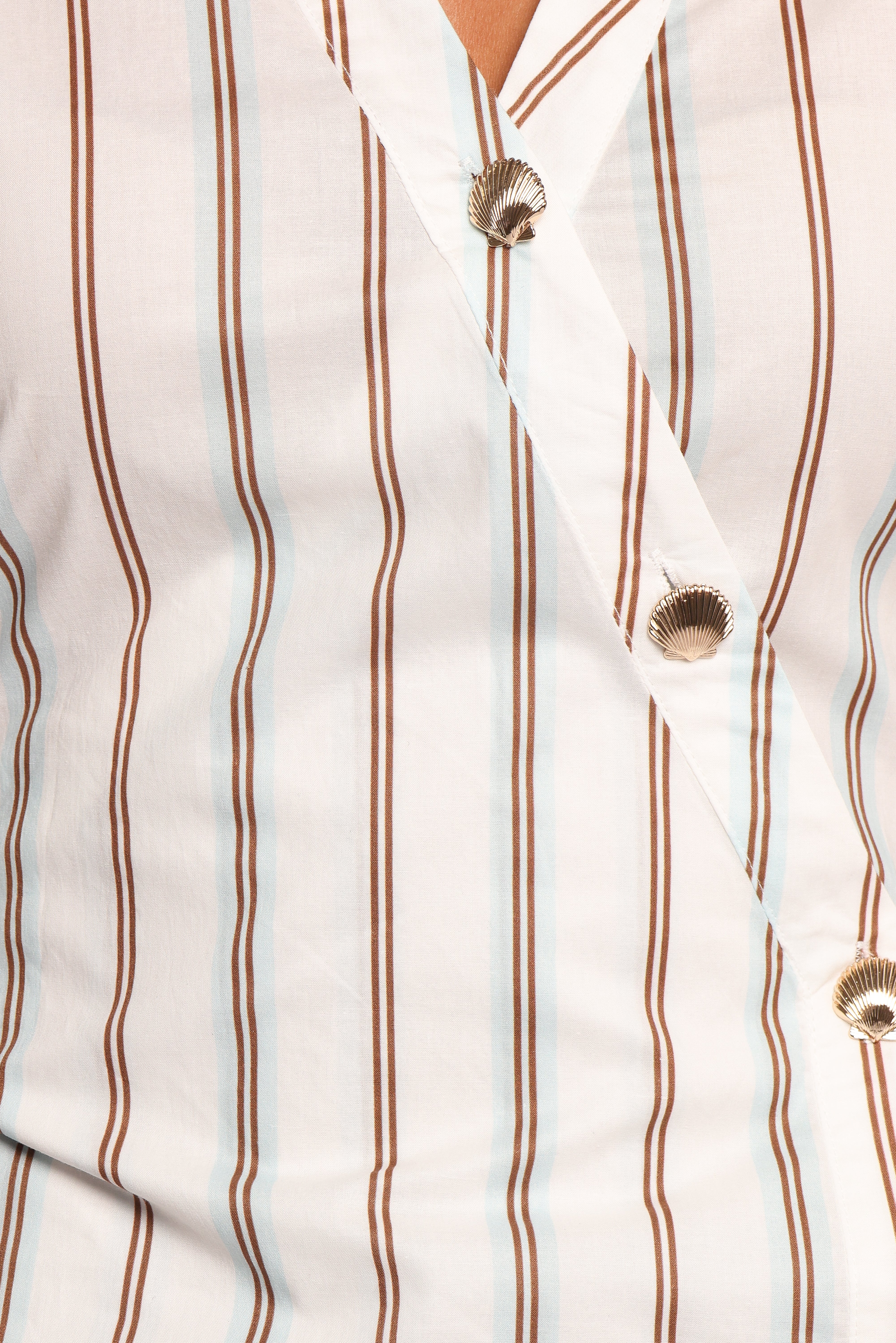 Hayes Mini Dress - Blue Stripe