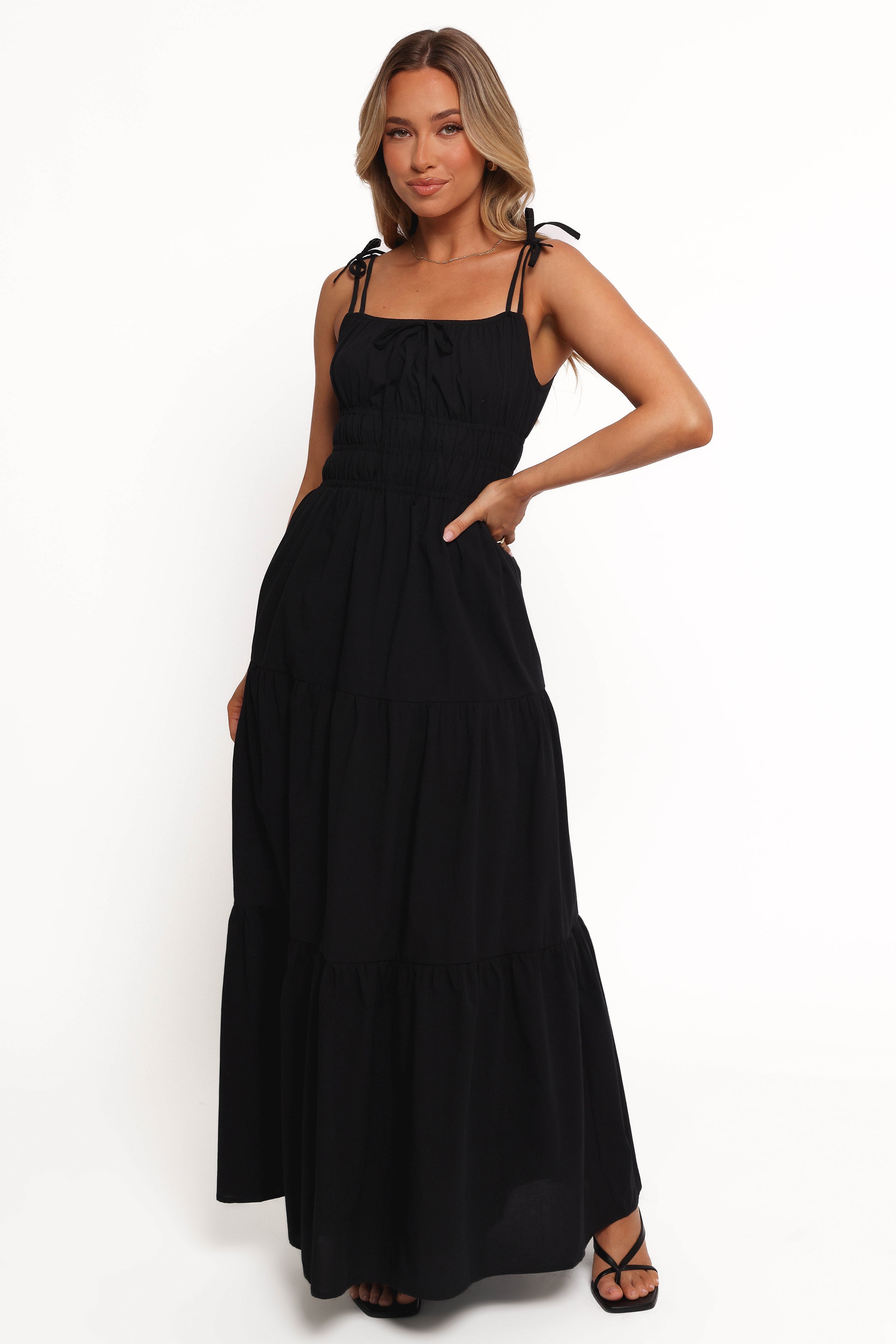 Ione Maxi Dress - Black