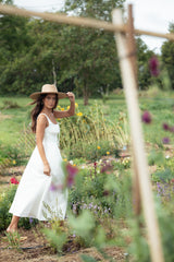 Kinslee Midi Dress - White