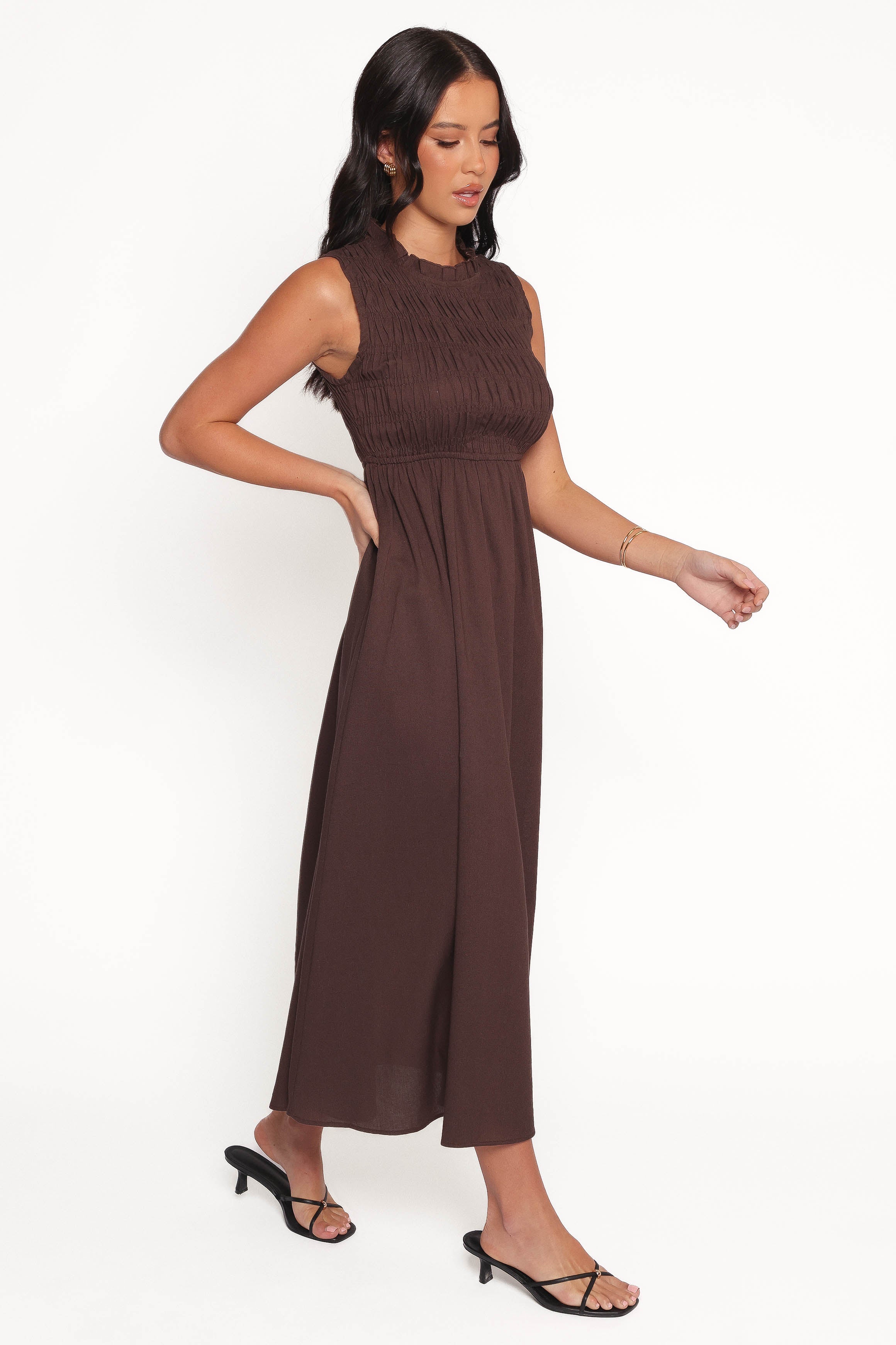 Lanna Maxi Dress - Chocolate
