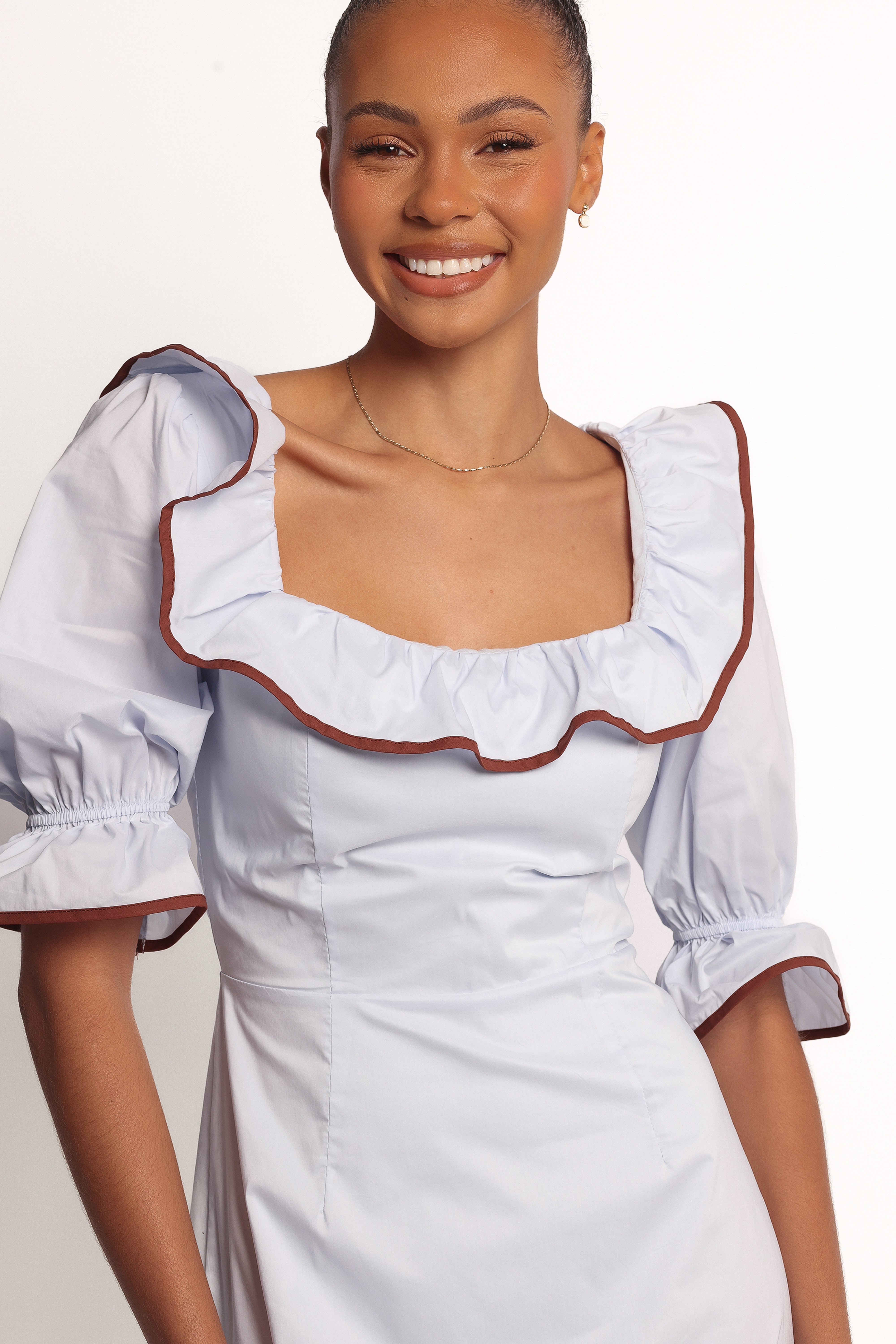 Marilla Mini Dress - Pale Blue