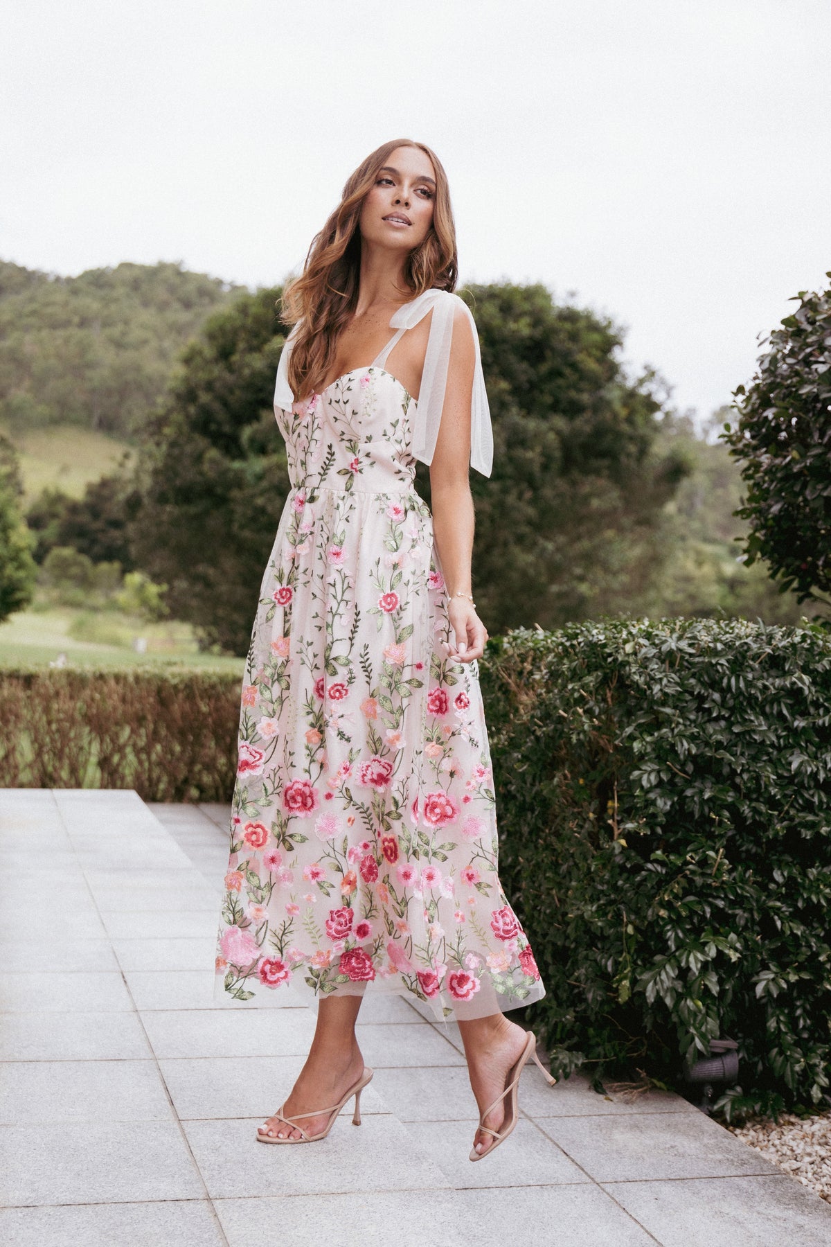 Mirabel Midi Dress - Multi Floral