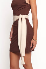 Nicosia Mini Dress - Brown