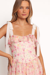 Zenith Midi Dress - Pink