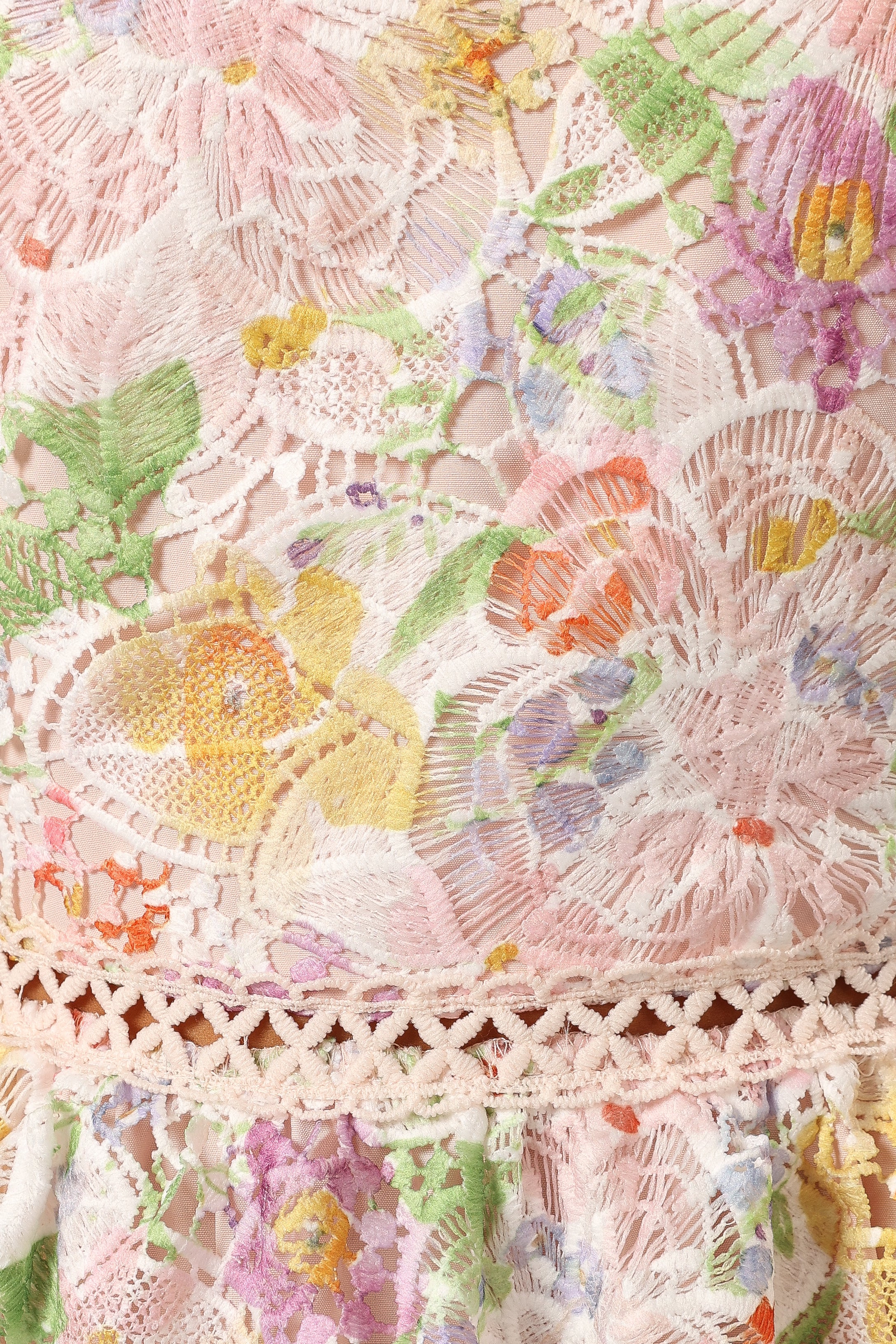 Maddy Midi Dress - Light Pink Multi